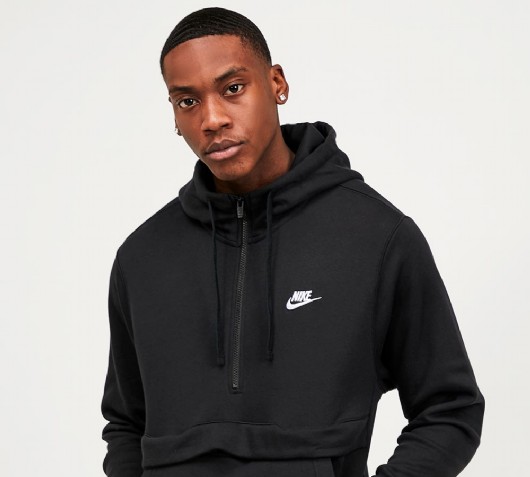 nike club winterized half zip