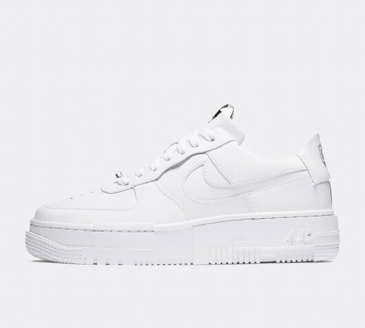 nike white air force 1 pixel trainers