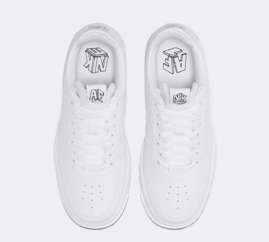 nike air force 1 white footasylum