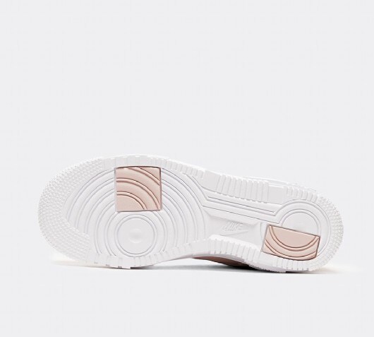 Nike Womens Air Force 1 Pixel Trainer | Particle Beige / Black / White |  Footasylum