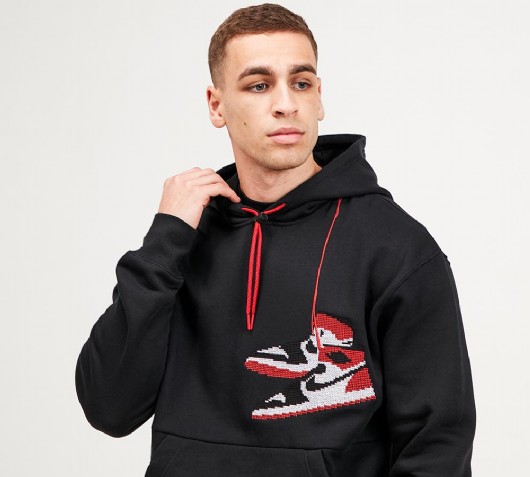 jordan fleece tape overhead hoodie