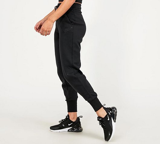 womens black nike tech fleece pants