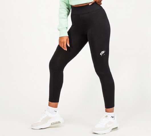 nike cotton leggings black