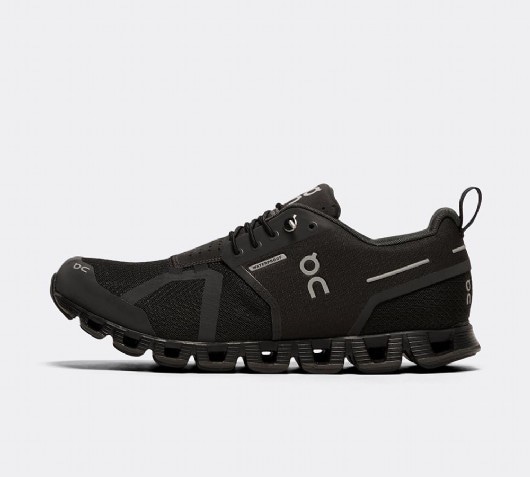 on cloud waterproof black
