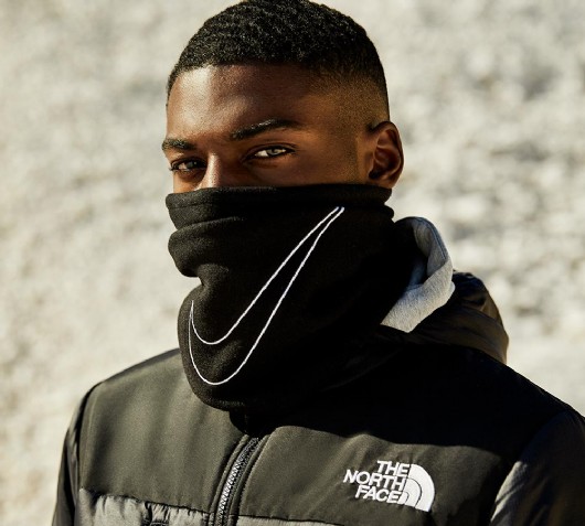 nike fleece neck