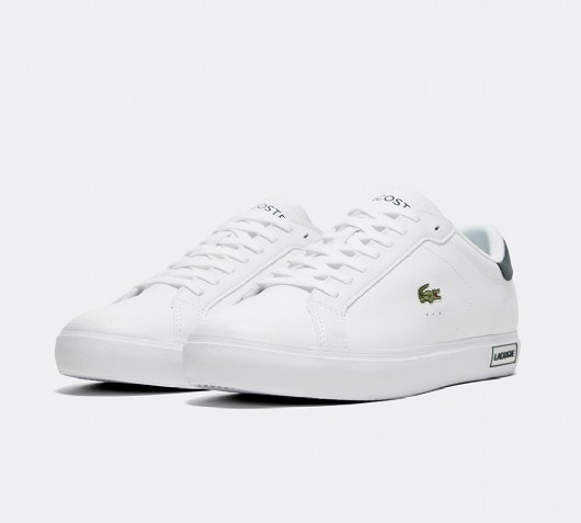cheap white lacoste trainers
