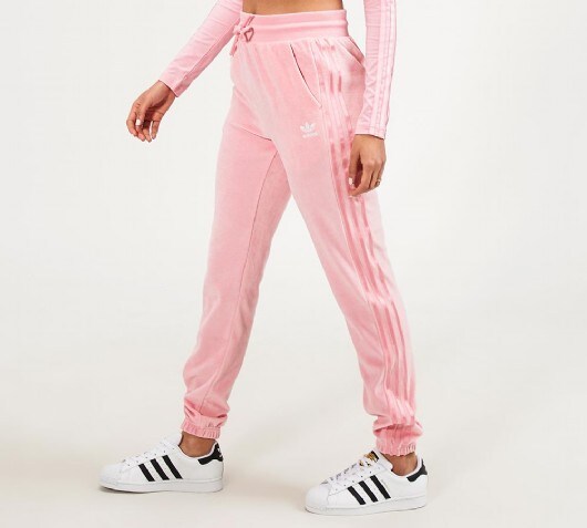 pink slim joggers