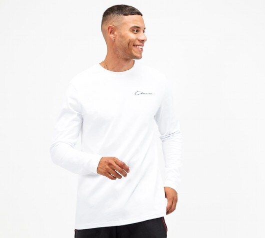 Image of Long Sleeved Script T-Shirt