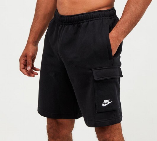 Nike Club Cargo Short | Black | Footasylum