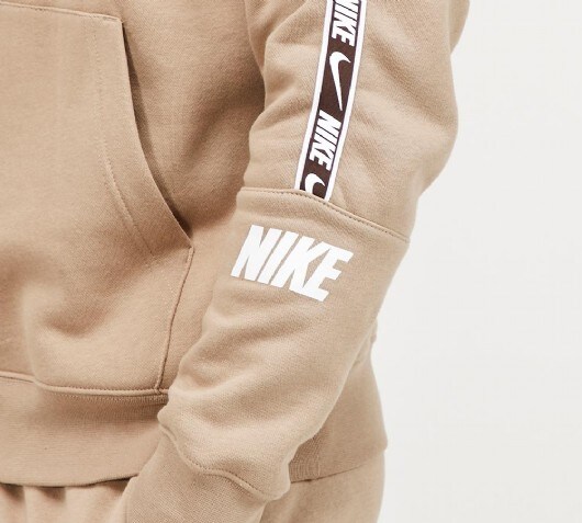nike tape fleece overhead hoodie