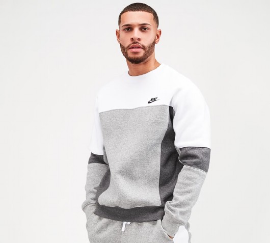 Nike Colourblock Crewneck Sweatshirt 