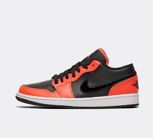 air jordan 1 orange white black