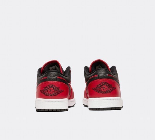 Jordan Air Jordan 1 Retro Low Trainer Gym Red Black White Footasylum