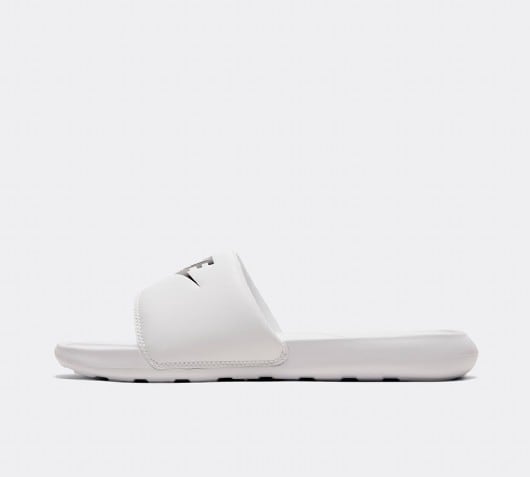 mens white nike sliders