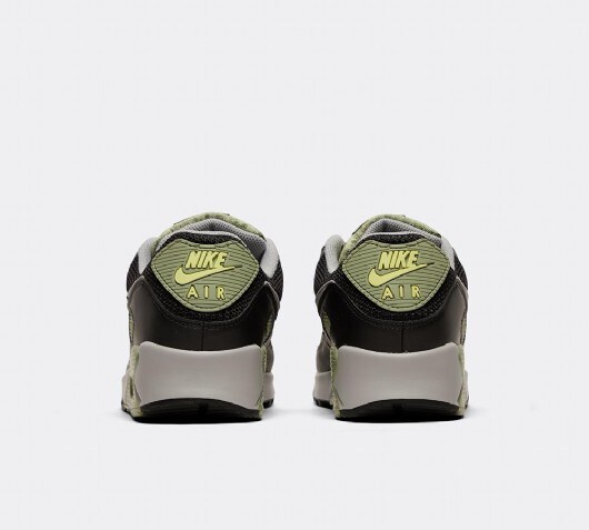 Nike Air Max 90 Trainer Oil Green Light Smoke Black Footasylum