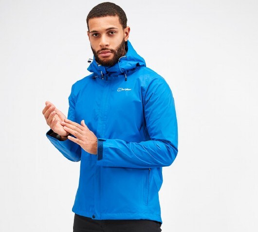 berghaus men's deluge vented waterproof shell jacket