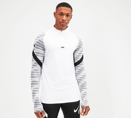 nike drill top white