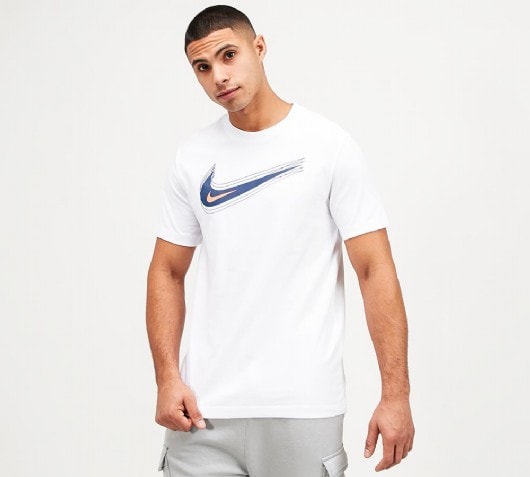 Nike Sportswear Swoosh 12 Month L White / Blue Void | DB6470-100 | FOOTY.COM