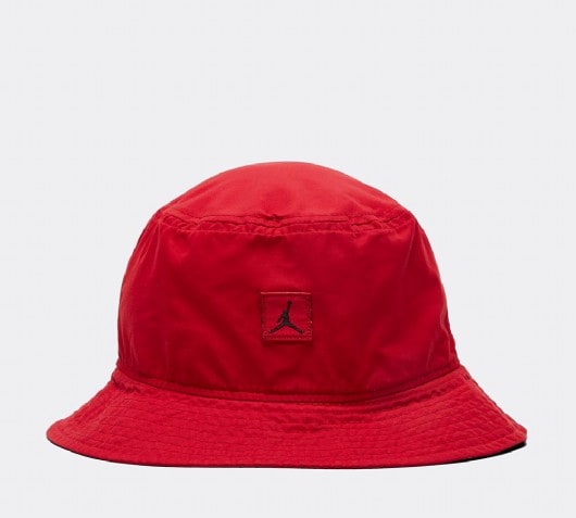 Jordan Washed Bucket Hat | Gym Red / Black | Footasylum