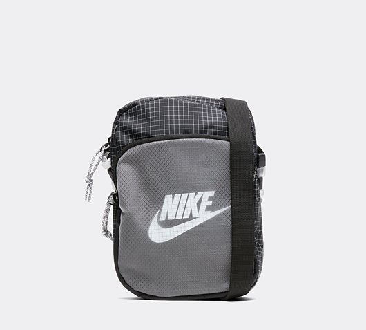 Nike Heritage 2.0 Ripstop Small Items Bag | Black / White | Footasylum