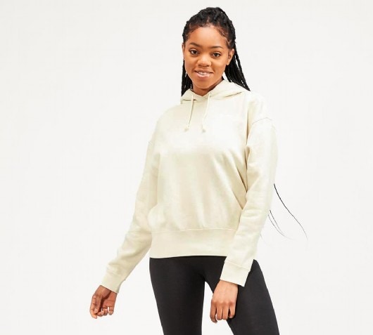 Nike Womens Fleece Trend Hoodie | Coconut Cream | Footasylum