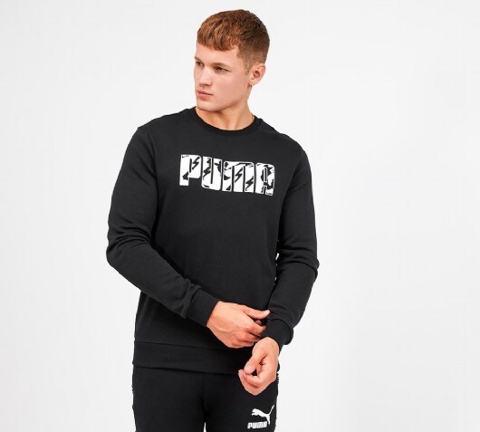 black and white puma sweatshirt