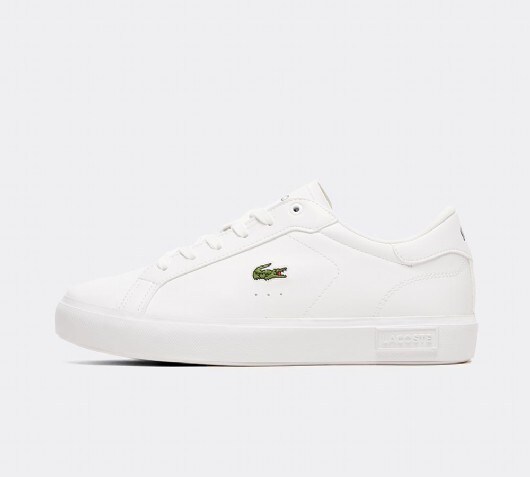 Lacoste Junior Powercourt Trainer | White / White | Footasylum