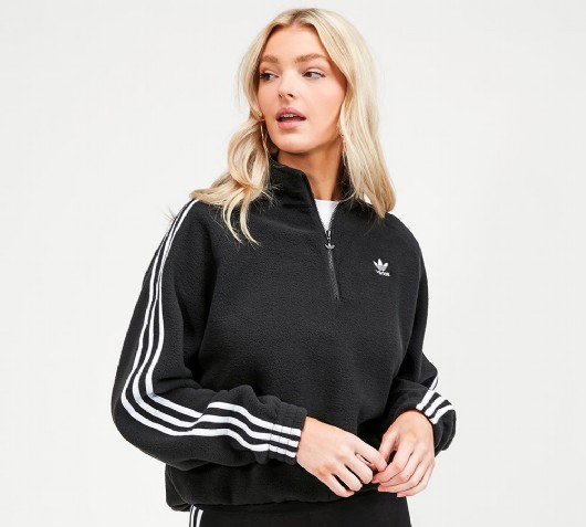 adidas half zip fleece