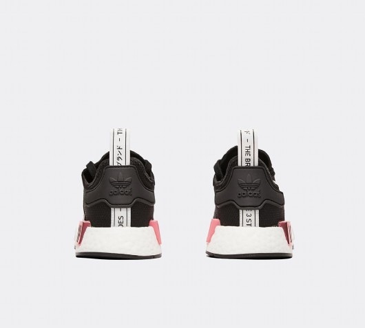 adidas originals nmd r1  women's black/black/orchid tint