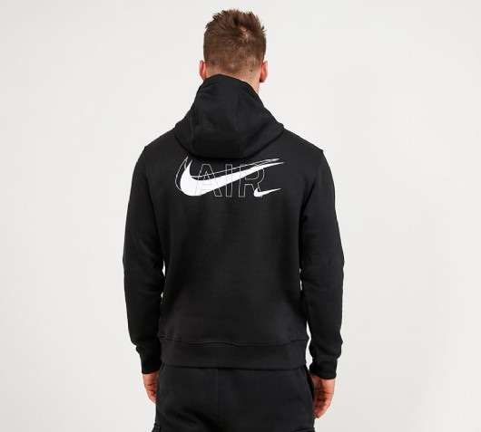 nike air print overhead hoodie