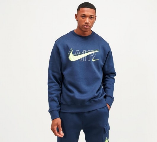 nike air cut and sew sweatshirt