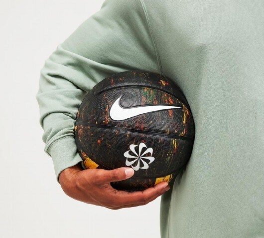 Nike 8P Revival Basketball Ball | Black / White / Orange | Footasylum