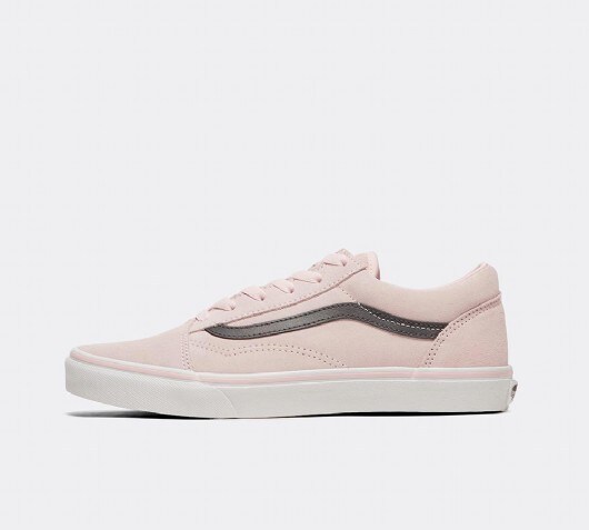 vans pink black