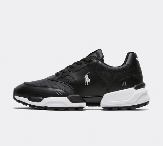 Polo Ralph Lauren Polo Jogger Trainer | Black | Footasylum