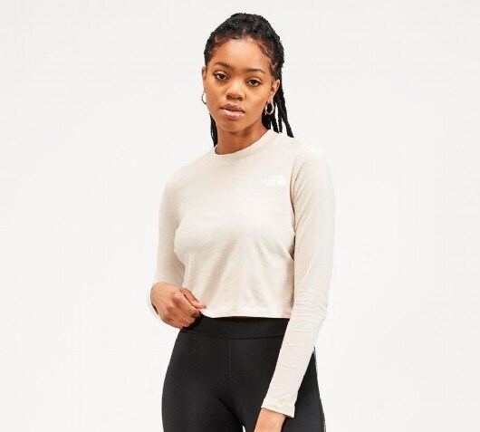 The North Face Womens Long Sleeve Crop 
