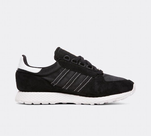 adidas forest grove trainers core black white