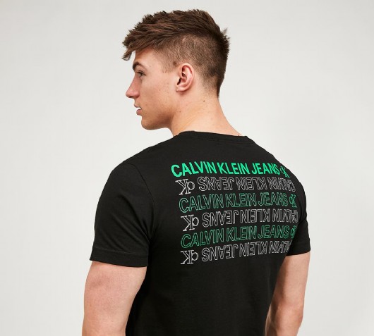 Repeat Text Graphic T-Shirt