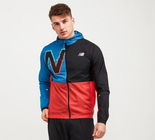 printed impact run light pack jacket