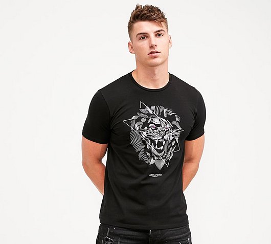Image of Lion Greyscale T-Shirt