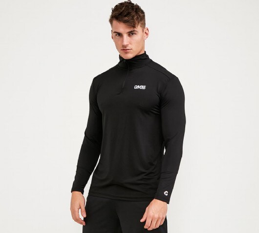 Image of Performance 1/4 Zip Long Sleeved T-Shirt