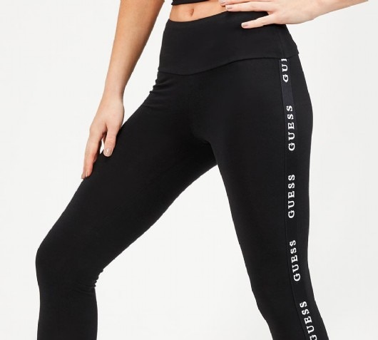black guess leggings
