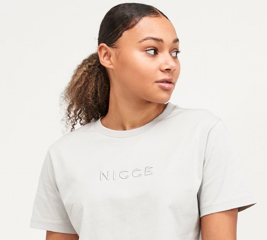 Nicce Womens Mercury Cropped T-Shirt 