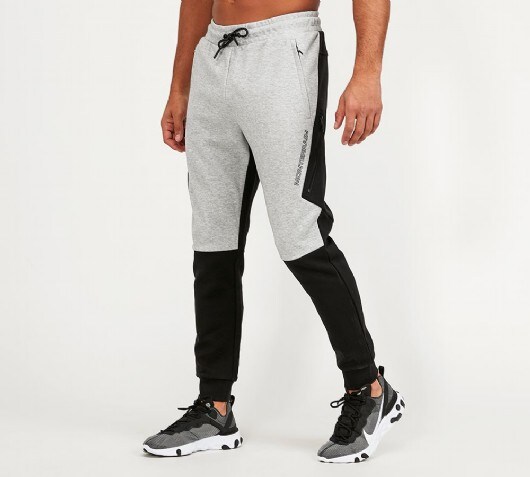 Monterrain Corteo Fleece Jog Pant | Grey Heather | Footasylum