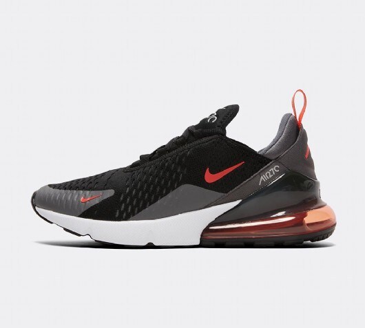 nike 270 grey orange