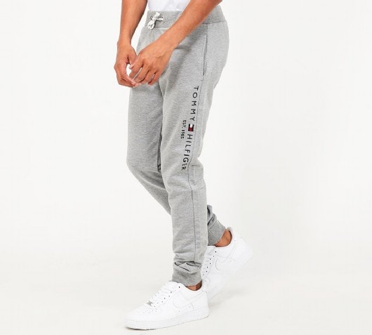 mens grey joggers tommy hilfiger