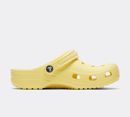 crocs platform yellow