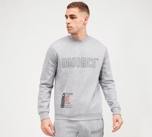 hoodrich tracksuit bottoms grey