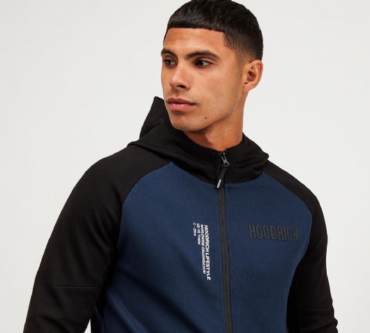 Hoodrich navy tracksuit online