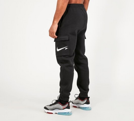 grey nike tick joggers