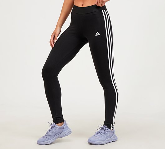 adidas Womens 3-Stripes Legging | Black 